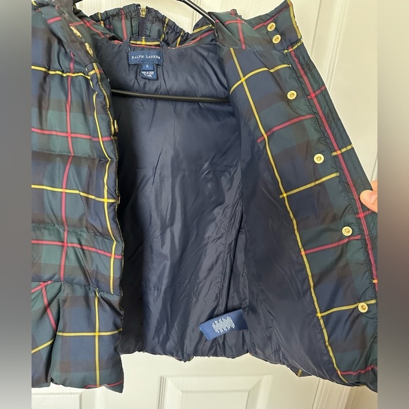 Polo by Ralph Lauren Blue and Yellow Puffer Jacket - Picture 11 of 16